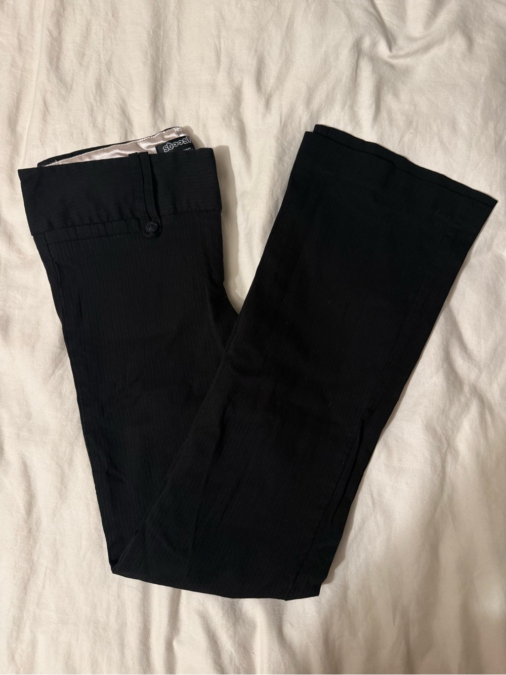 Stooshy Y2K low rise pinstripe Slacks